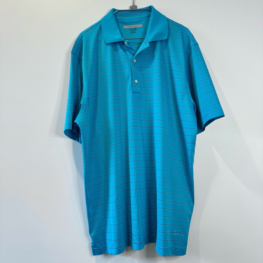 🛍️4 for 20$ / Greg Norman Collection Polo Shirt / Blue / XL